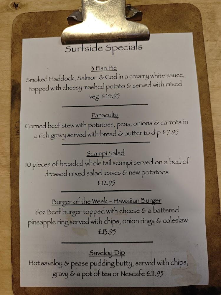 Surfside Fish Bar & Restaurant Menu - 3