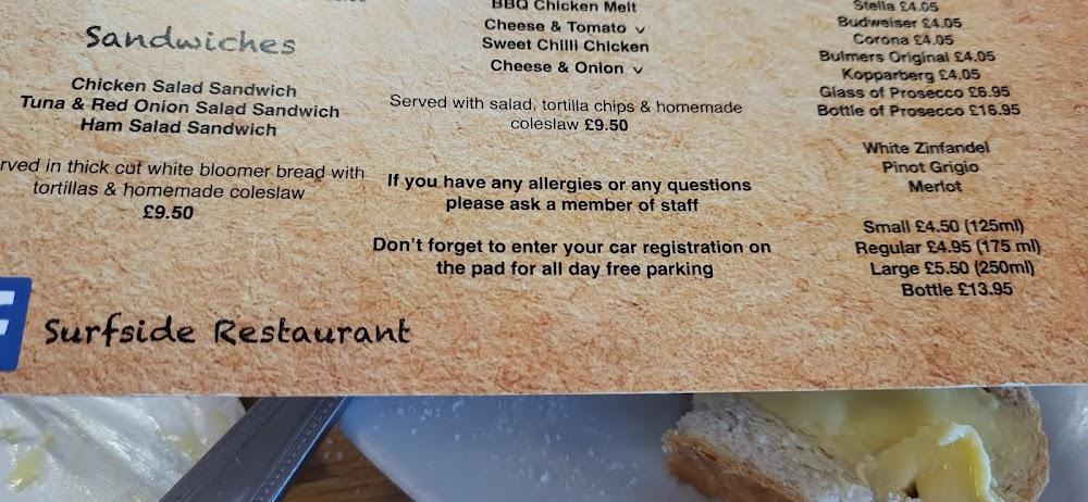 Surfside Fish Bar & Restaurant Menu - 4